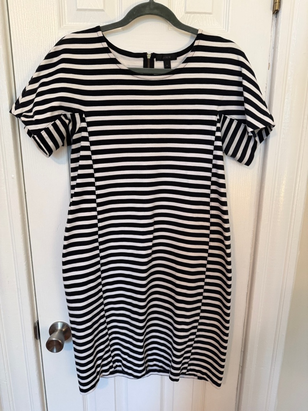 Black and White J. Crew Women’s Dress